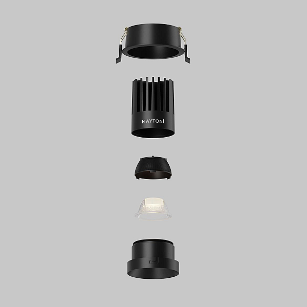 Встраиваемый светильник Maytoni Technical Dip DL117-15W-2.7K-B