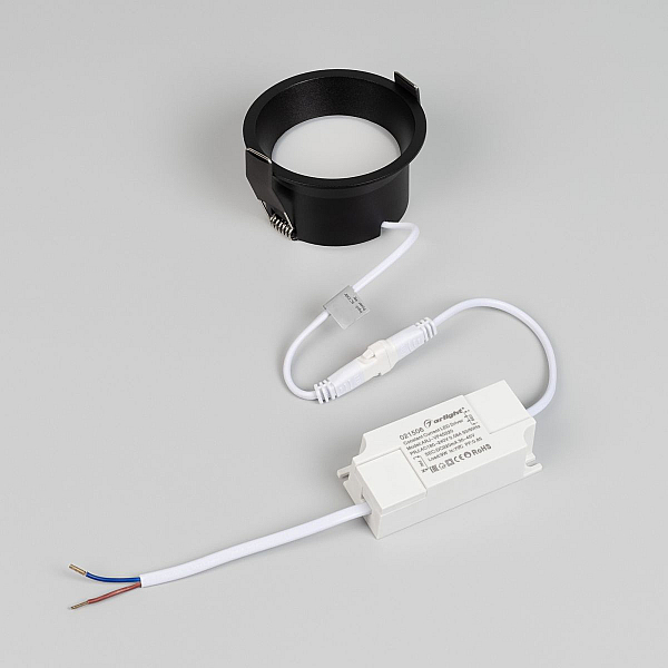 Встраиваемый светильник Arlight MS-BREEZE-BUILT-R82-9W Day4000 (BK, 80 deg, 230V) (IP20 Металл) 035610(1)