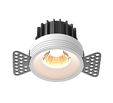 Встраиваемый светильник Maytoni Round DL058-12W2.7K-TRS-W