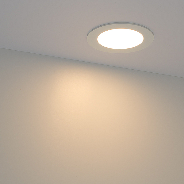 Встраиваемый светильник Arlight MS-EDGE-R120-6W Day4000 (WH, 115 deg, 230V) (IP44 Металл) 041903