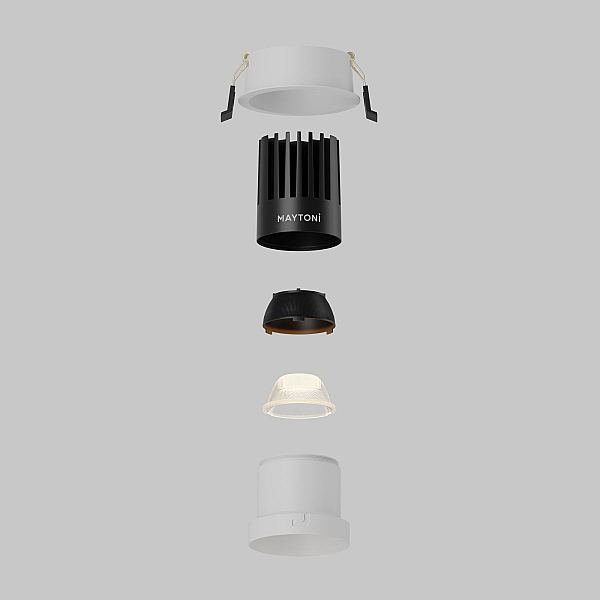 Встраиваемый светильник Maytoni Technical Dip DL118-15W-2.7K-W