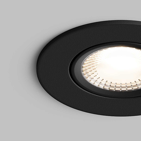 Встраиваемый светильник Hesby Lighting Hesby Atlas IP20,10Вт, GU5.3, черный HSBL_0103