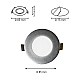 Встраиваемый светильник Favourite Flashled (в комлекте 3 шт) 1660-3C