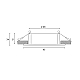 Встраиваемый светильник Hesby Lighting Hesby Bodo IP20,10Вт, GU5.3, белый HSBL_0106