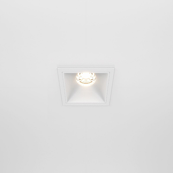 Встраиваемый светильник Maytoni Alfa LED DL043-01-10W3K-SQ-W