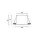 Встраиваемый светильник Hesby Lighting Hesby Verdal IP20,50Вт, GU10, белый HSBL_0101