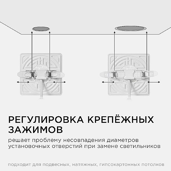 Встраиваемая светодиодная панель Apeyron 06-115