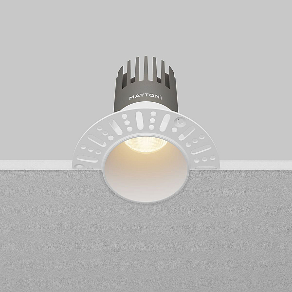Встраиваемый светильник Maytoni Technical Downlight Dip DL120-10W-3K-TRS-W