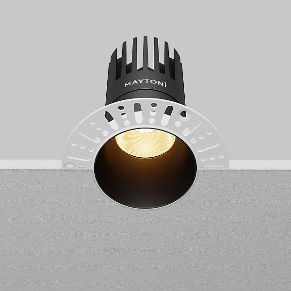 Встраиваемый светильник Maytoni Technical Dip DL122-15W-2.7K-TRS-B