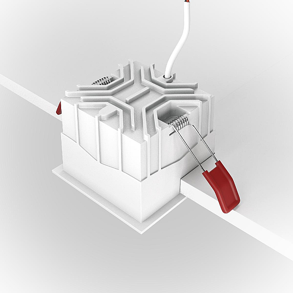 Встраиваемый светодиодный светильник Maytoni Technical Alfa LED DL043-01-15W4K-SQ-W