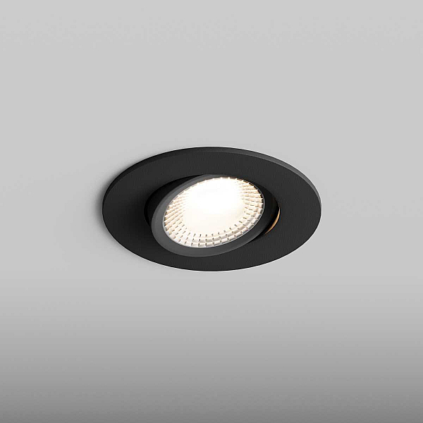 Встраиваемый светильник Hesby Lighting Hesby Atlas IP20,10Вт, GU5.3, черный HSBL_0103
