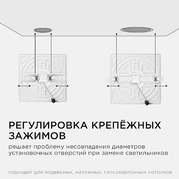 Встраиваемая светодиодная панель Apeyron 06-130