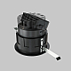 Встраиваемый светодиодный светильник Maytoni Technical Wise DL057-10W3K-B