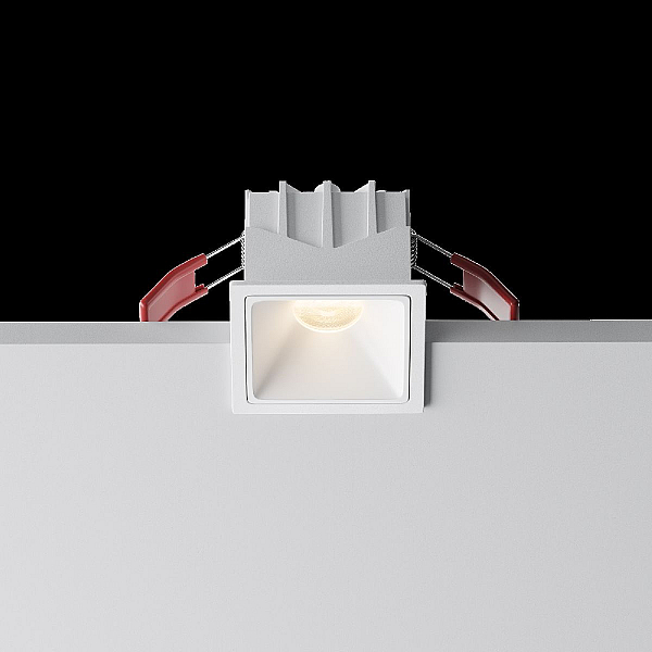 Встраиваемый светильник Maytoni Technical Alfa LED DL043-01-10W3K-SQ-W-1