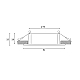 Встраиваемый светильник Hesby Lighting Hesby Breeze IP20,50Вт, GU10, белый HSBL_0099