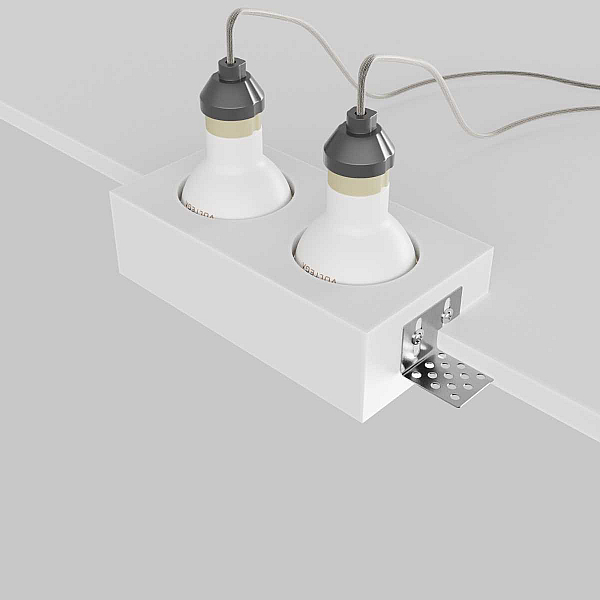 Встраиваемый светильник Maytoni Technical Downlight Gyps Modern DL131-GU10-02-W