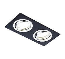 Встраиваемый светильник Ambrella Light Standard Spot A601/2 BK