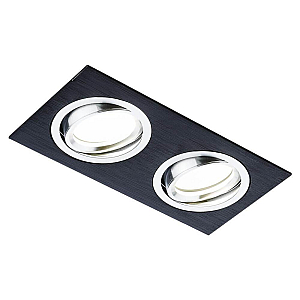 Встраиваемый светильник Ambrella Light Standard Spot A601/2 BK