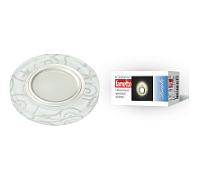 Встраиваемый светильник Fametto Luciole DLS-L202 GU5.3 CHROME/WHITE