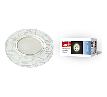 Встраиваемый светильник Fametto Luciole DLS-L202 GU5.3 CHROME/WHITE