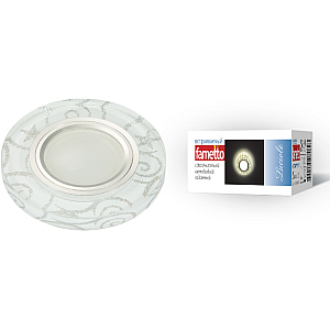 Встраиваемый светильник Fametto Luciole DLS-L202 GU5.3 CHROME/WHITE