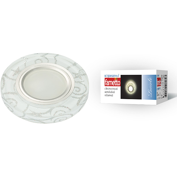 Встраиваемый светильник Fametto Luciole DLS-L202 GU5.3 CHROME/WHITE