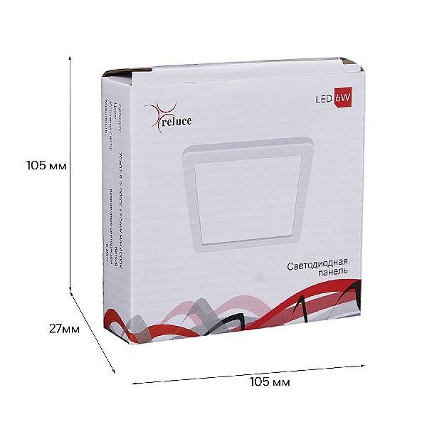 Светодиодная панель Reluce 70602-9.0-001OL LED6W WH 4000K