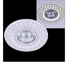Встраиваемый светильник Reluce 09504-9.0-001MN MR16+LED3W WH/CR