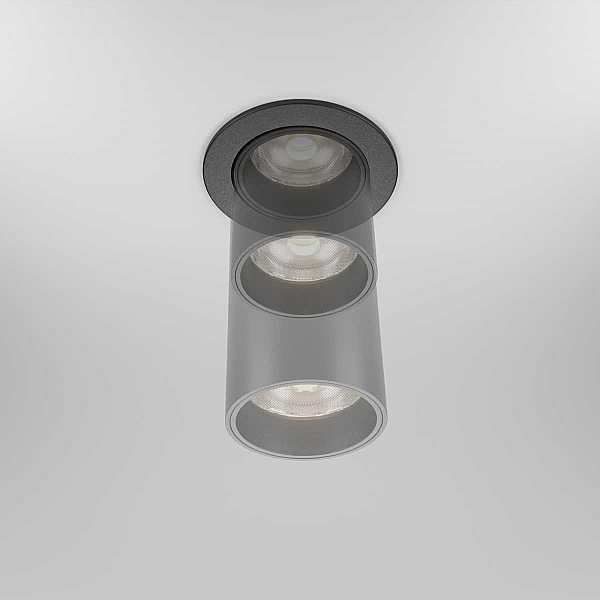 Встраиваемый светодиодный спот Maytoni Technical Focus Led DL125-L12-4K-B