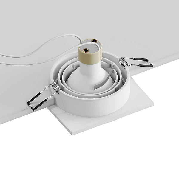 Встраиваемый светильник Hesby Lighting Hesby Breeze IP20,50Вт, GU10, белый HSBL_0099