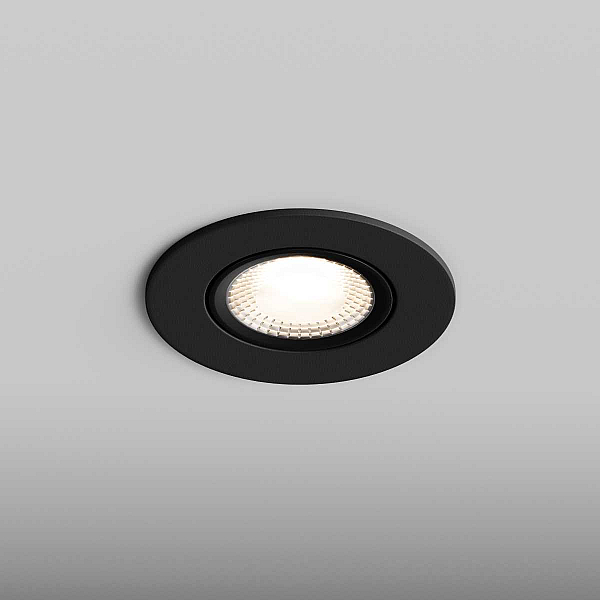Встраиваемый светильник Hesby Lighting Hesby Atlas IP20,10Вт, GU5.3, черный HSBL_0103