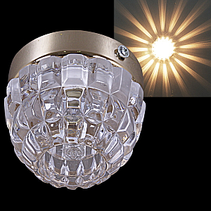 Встраиваемый светильник Reluce 21162-9.5-001GB(with base) G9 GD