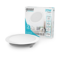 Встраиваемый светильник Gauss Elementary Downlight 997420218