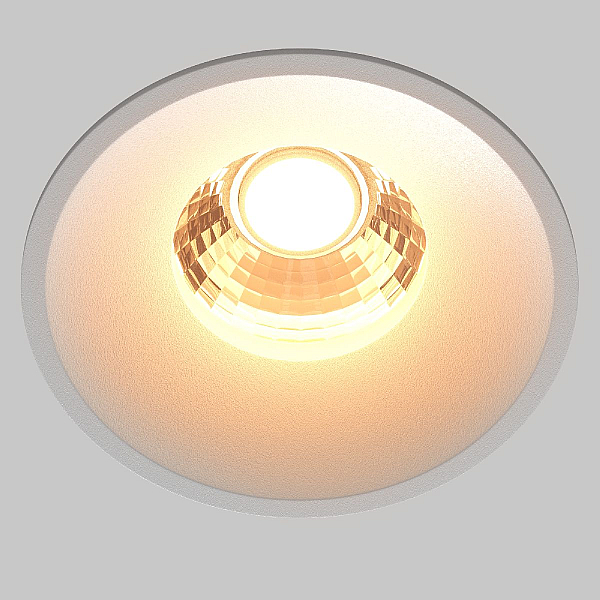 Встраиваемый светодиодный светильник Maytoni Technical Round DL058-12W2.7K-W