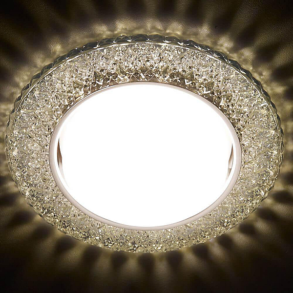 Встраиваемый светодиодный светильник Ambrella light GX53 LED G298 CL/CLD