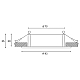 Встраиваемый светильник Hesby Lighting Breeze HSBL_0097