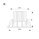 Встраиваемый светильник Arlight MS-FOGGY-BUILT-R86-10W Day4000 (BK, 36 deg, 230V) 044625