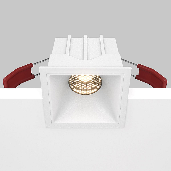 Встраиваемый светильник Maytoni Alfa LED DL043-01-10W3K-SQ-W
