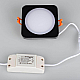 Встраиваемый светодиодный светильник Arlight LTD-96x96SOL-BK-10W Warm White 022556