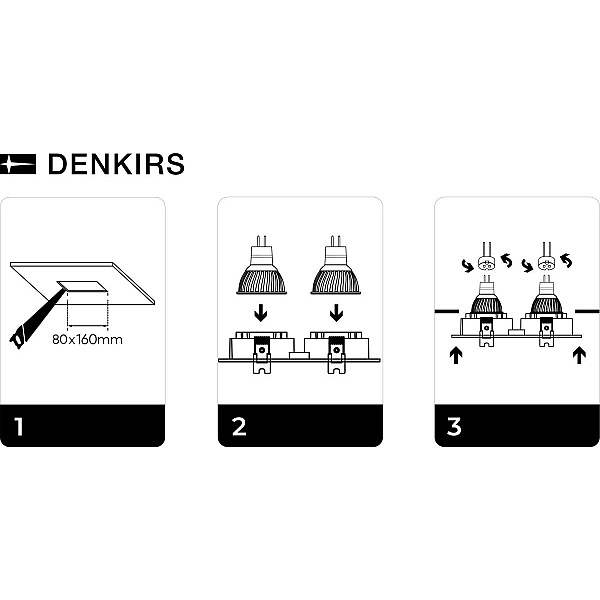 Встраиваемый светильник Denkirs DK3022-WH