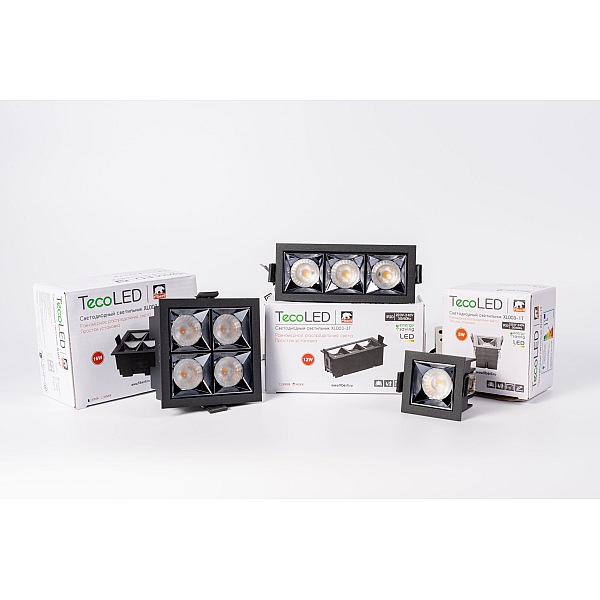 Встраиваемый светодиодный светильник Fiberli XL003-1T(W) 12130304