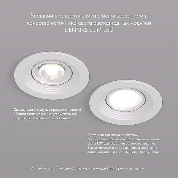 Встраиваемый светильник Denkirs DK3029-WH