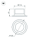 Встраиваемый светильник даунлайт Arlight MS-BREEZE-BUILT-R125-16W Warm3000 (WH, 90 deg, 230V) (IP20 Металл) 036614(1)
