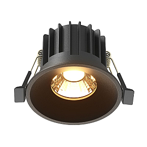 Встраиваемый светильник Maytoni Round DL058-12W2.7K-B
