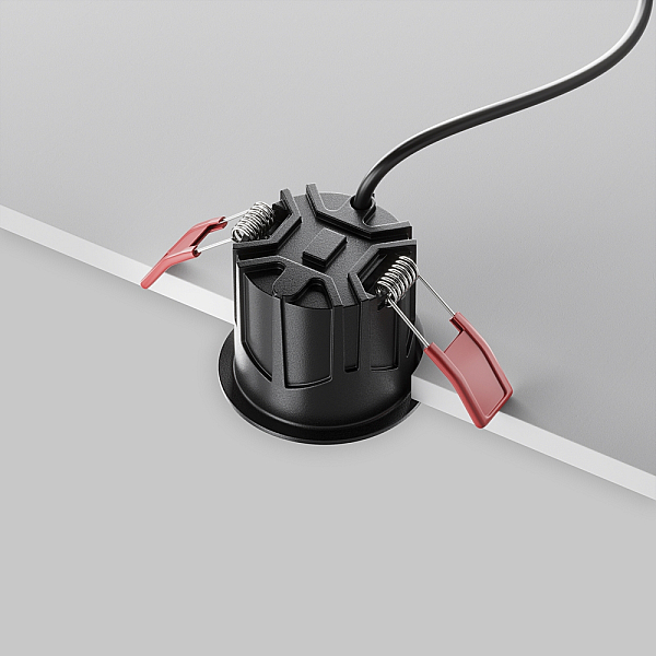 Встраиваемый светильник Maytoni Technical Alfa LED DL043-01-10W3K-RD-B-1