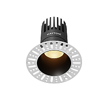Встраиваемый светильник Maytoni Dip DL122-15W-2.7K-TRS-B