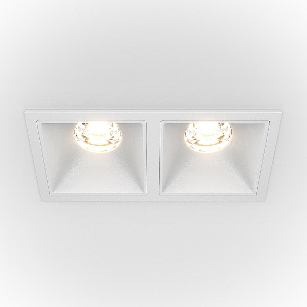 Встраиваемый светодиодный светильник Maytoni Technical Alfa LED Dim Triac DL043-02-10W4K-D-SQ-W