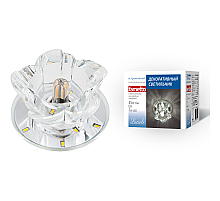 Встраиваемый светильник Fametto Luciole DLS-L125 G9 GLASSY/CLEAR UL-00000376