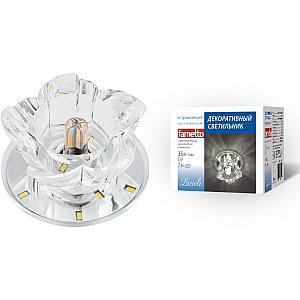 Встраиваемый светильник Fametto Luciole DLS-L125 G9 GLASSY/CLEAR UL-00000376