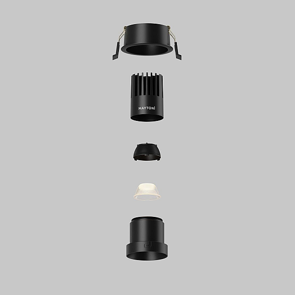 Встраиваемый светильник Maytoni Technical Dip DL116-10W-2.7K-B